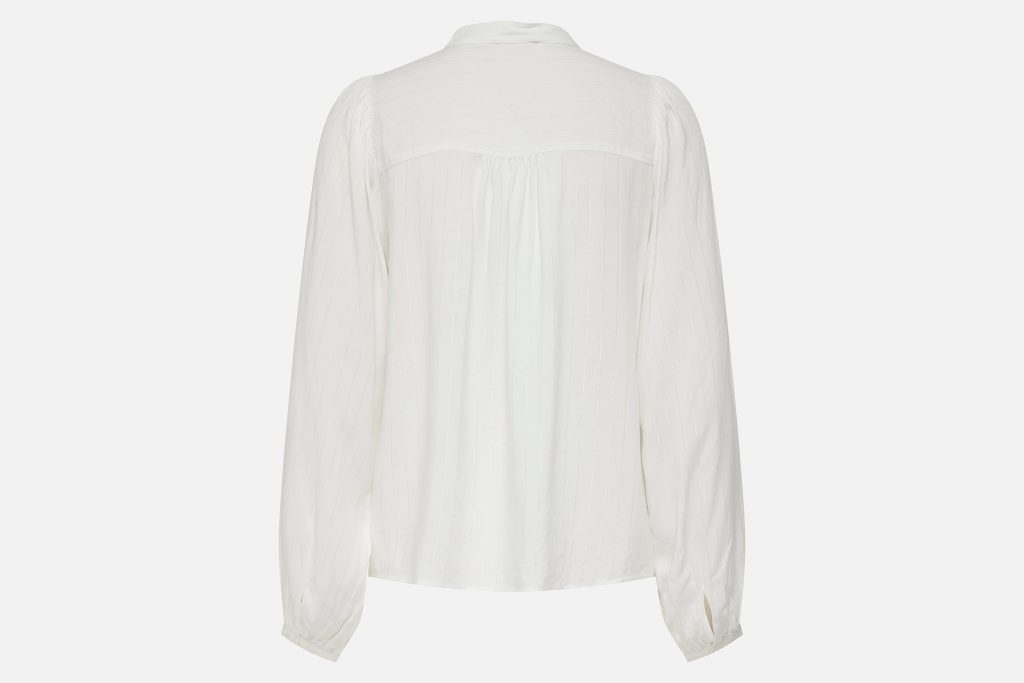 LUCY LUREX SHIRT WHITE LUREX
