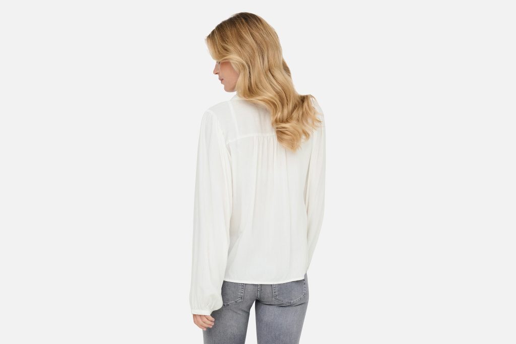 LUCY LUREX SHIRT WHITE LUREX
