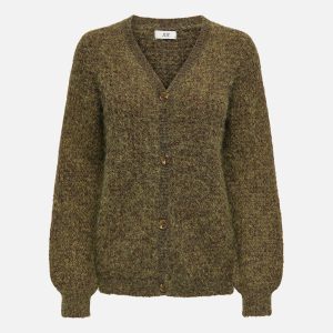 MARI CARDIGAN DK OLIVE – Image 1