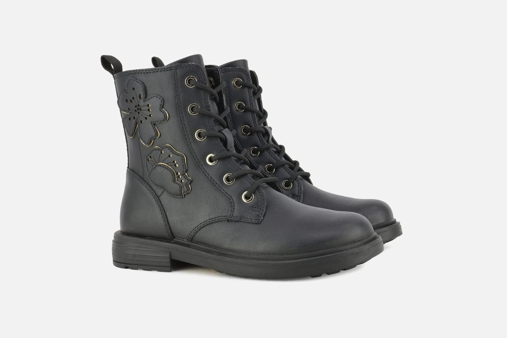 ECLAIR HI LACE BLACK PLATINUM