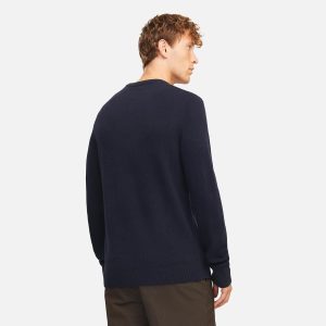 LAMBSWOOL KNIT CREW NIGHT SKY - Image 3