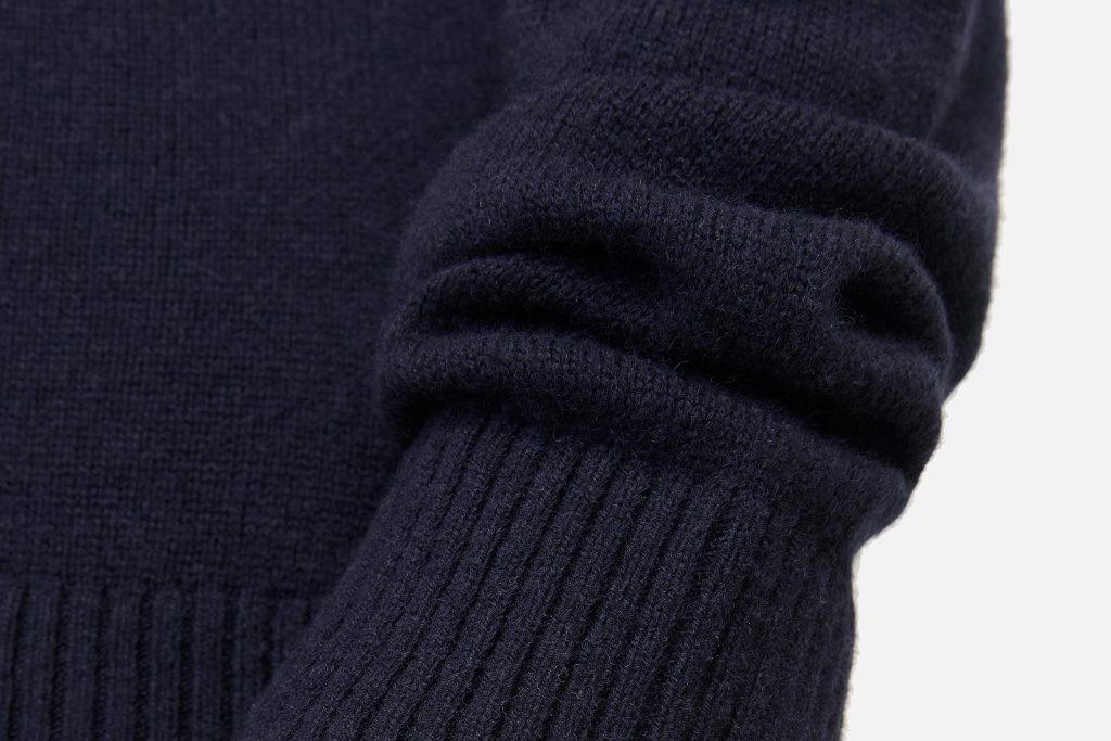 LAMBSWOOL KNIT CREW NIGHT SKY