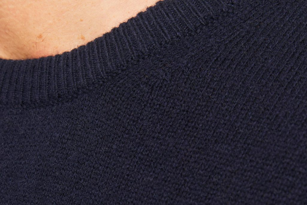LAMBSWOOL KNIT CREW NIGHT SKY
