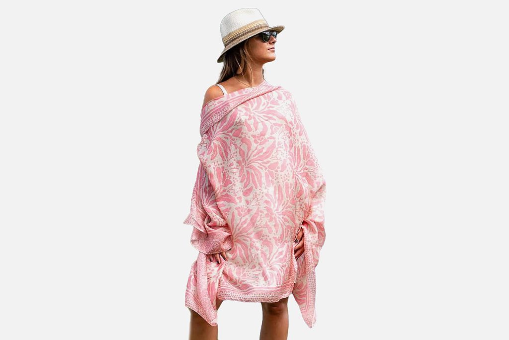 FOULARD ULYSSE ROSE