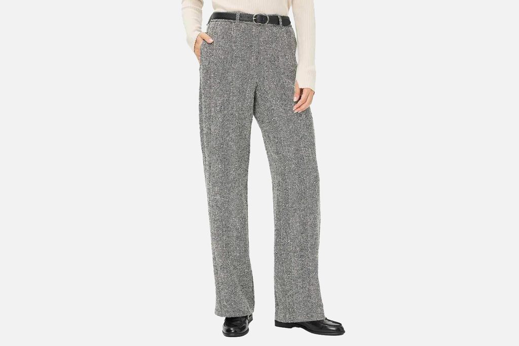 MAINE BLACK WHITE TWEED