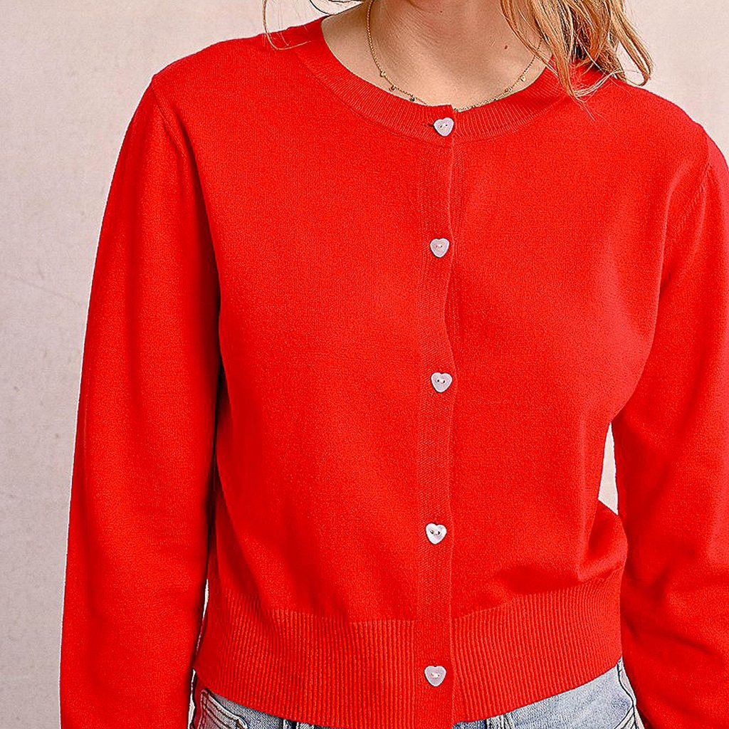 GILDA CARDIGAN CHERRY