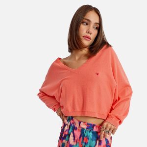 PULL CROP CORAIL COEUR - Image 1