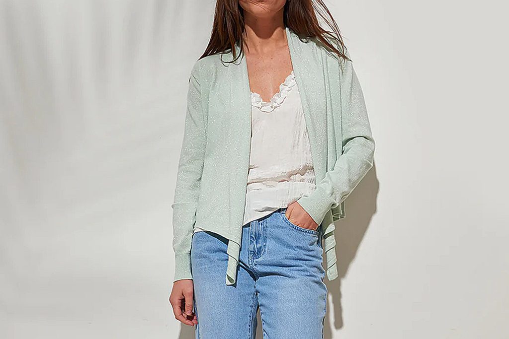 LUDIVINE GILET VERT DEAU MV25