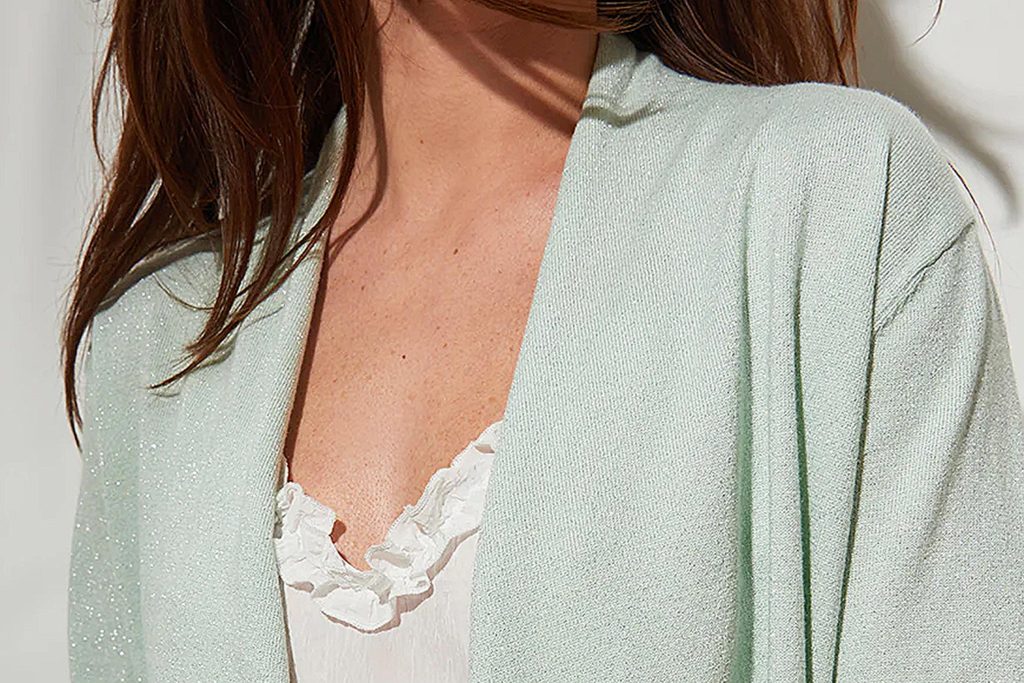 LUDIVINE GILET VERT DEAU MV25