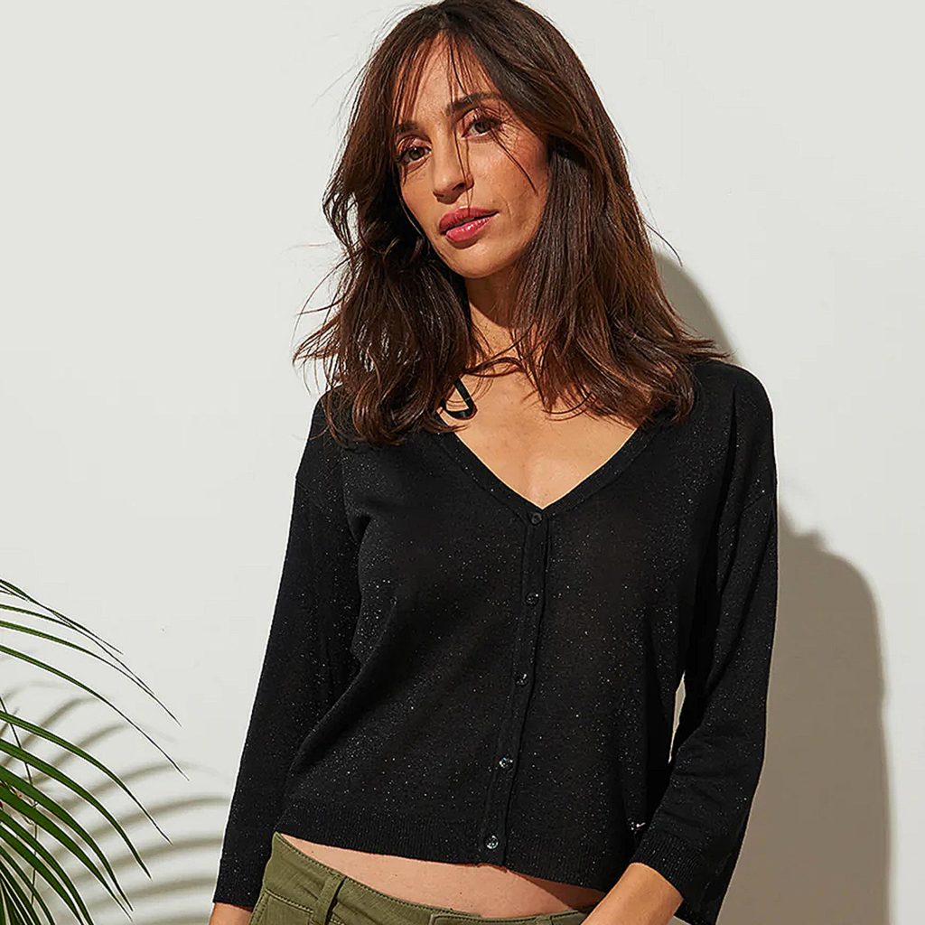 LUCYANA GILET NOIR MV25