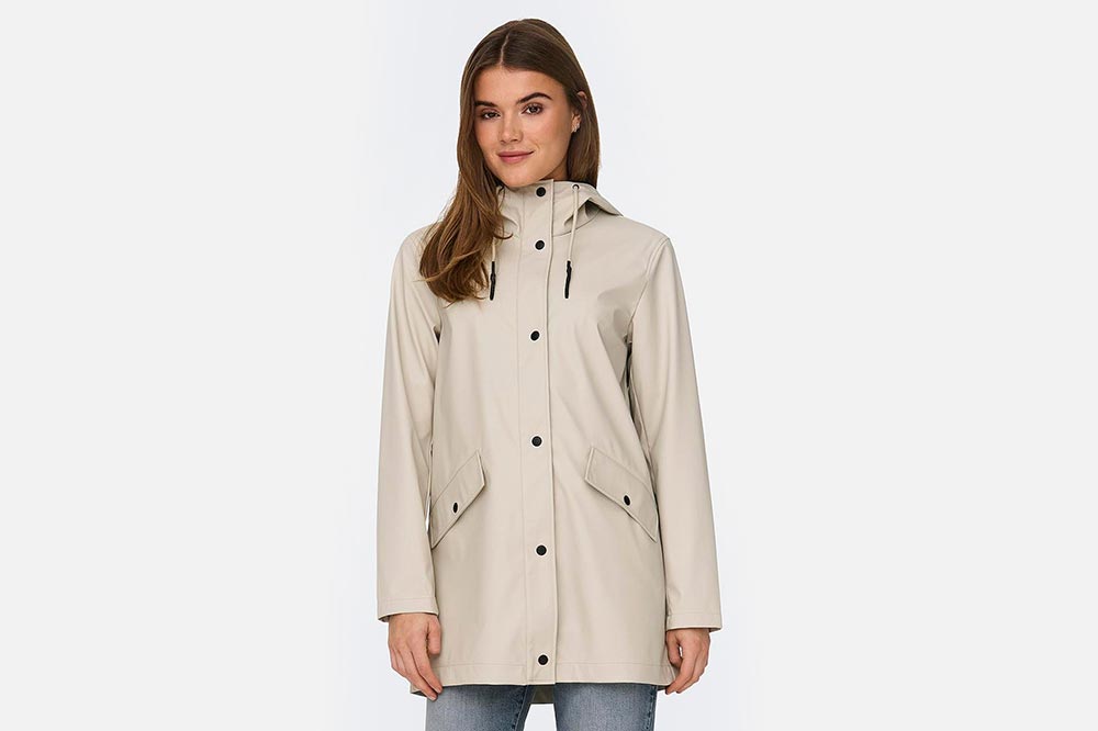 ELISA RAINCOAT SILVER LINING