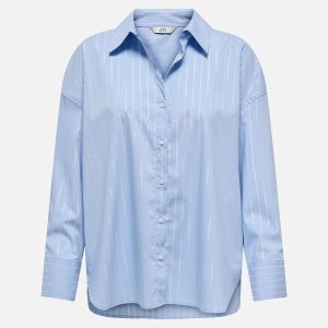 MIO LUREX SHIRT BLUE - Image 1