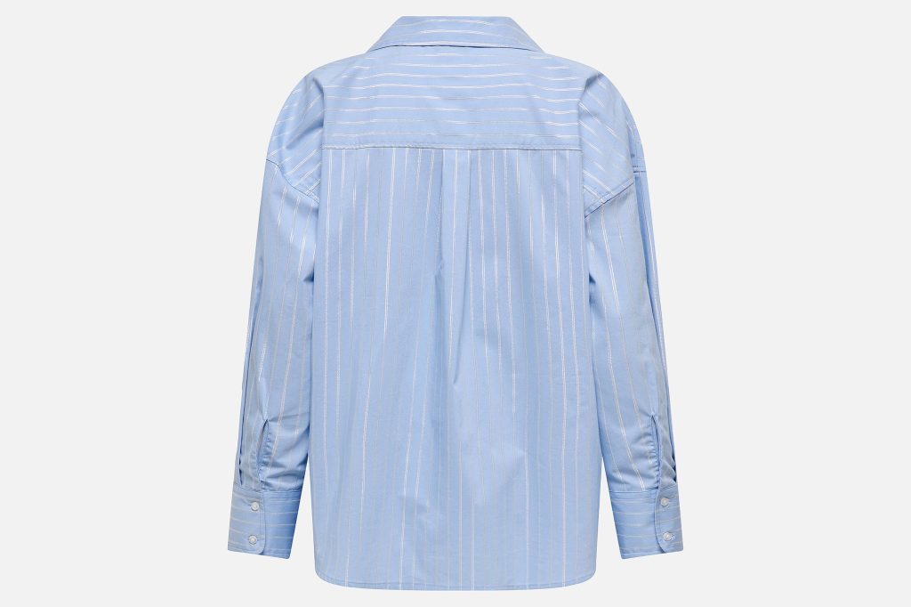 MIO LUREX SHIRT BLUE