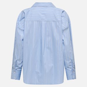 MIO LUREX SHIRT BLUE - Image 2