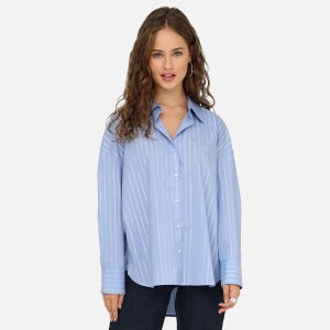MIO LUREX SHIRT BLUE - Image 3
