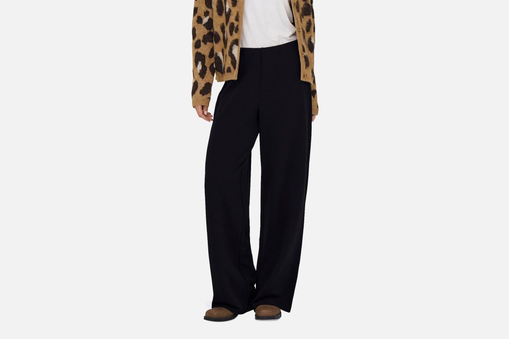 GEGGO WIDE PANTS BLACK