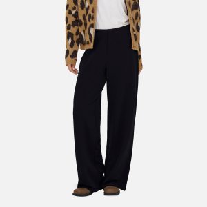GEGGO WIDE PANTS BLACK – Image 3