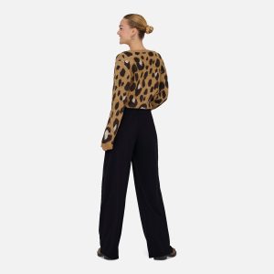 GEGGO WIDE PANTS BLACK – Image 4