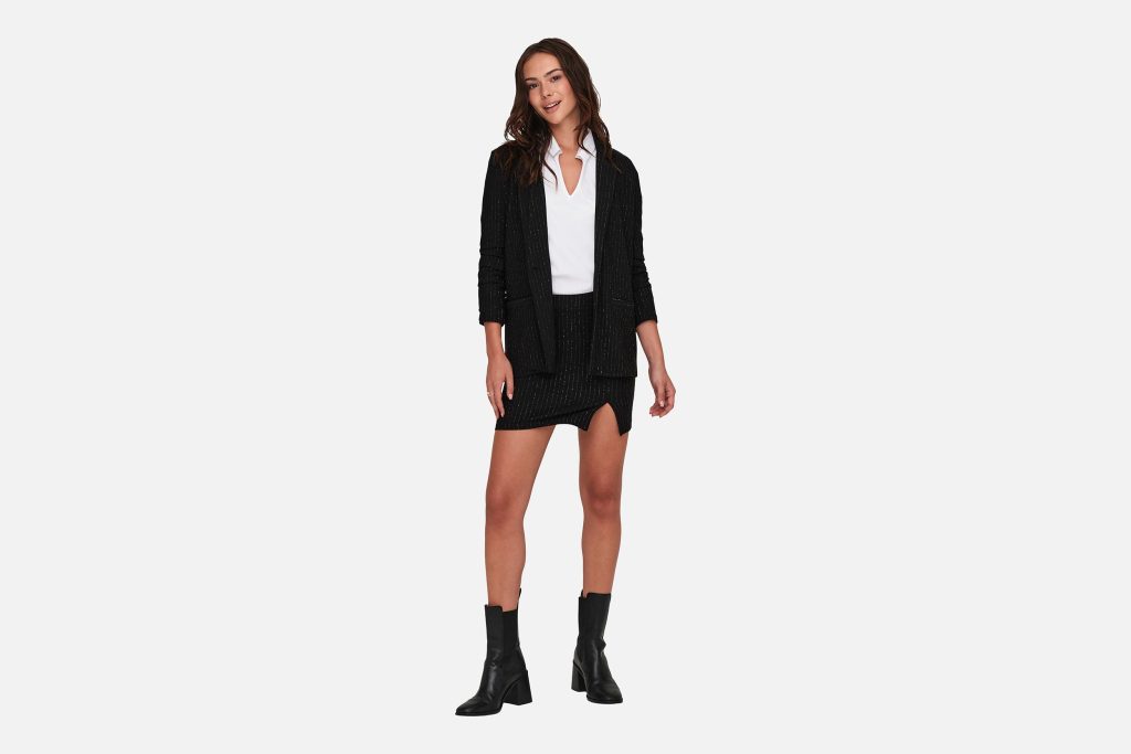 MARY LUREX BLAZER BLACK