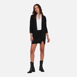 MARY LUREX BLAZER BLACK – Image 3