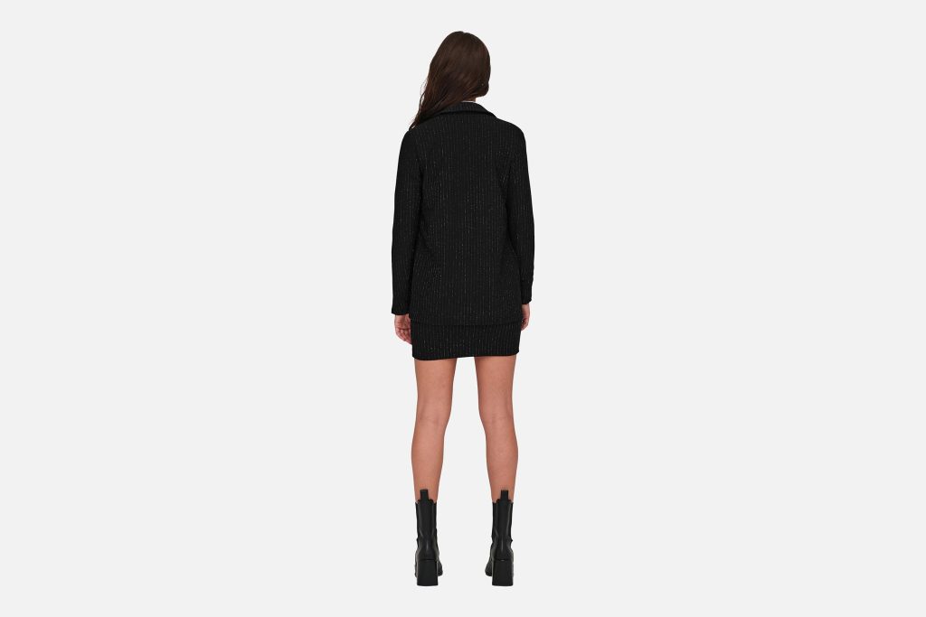 MARY LUREX BLAZER BLACK
