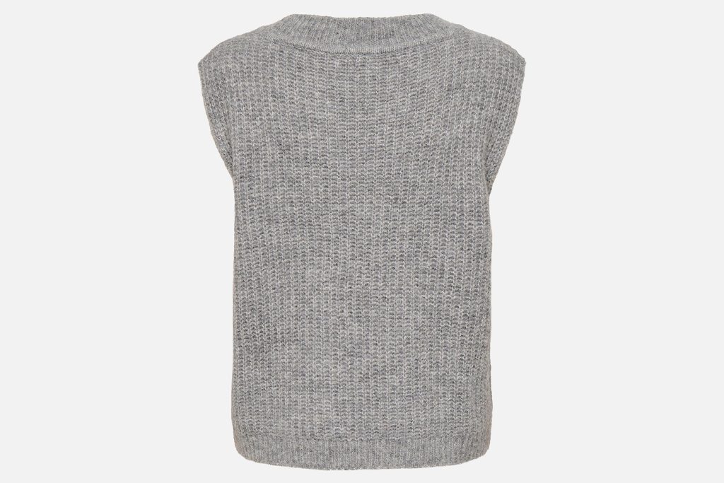 GILA VNECK VEST MED GREY