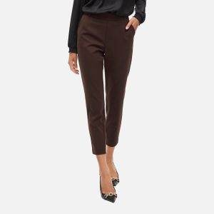 VARONE SLIM PANTS COFFEE BEANS – Image 3