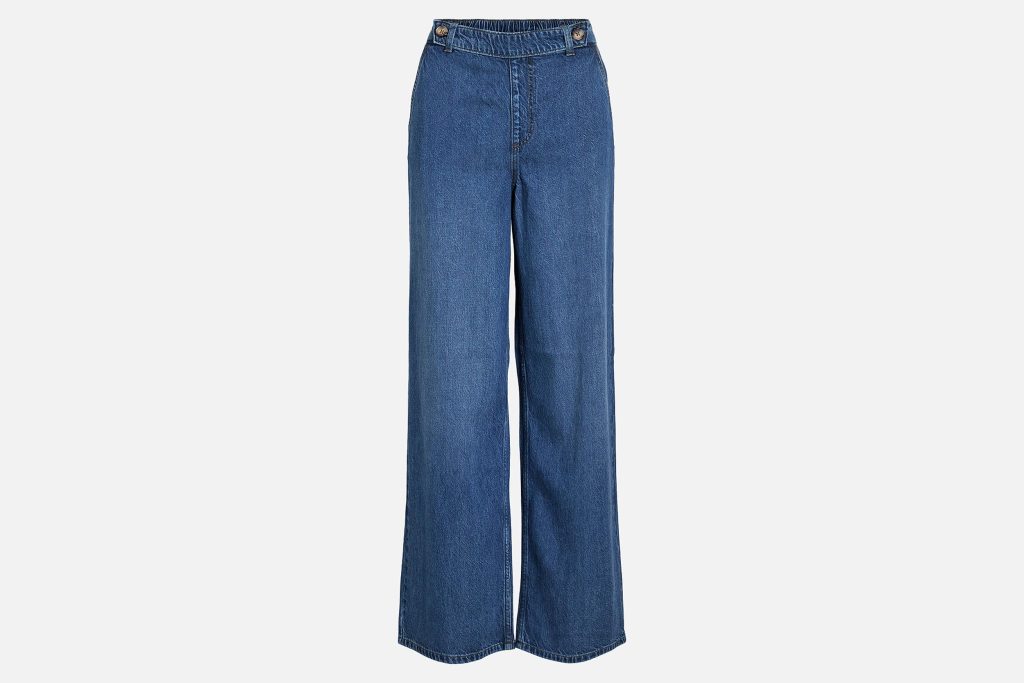 DIANA WIDE JEAN MED BLUE
