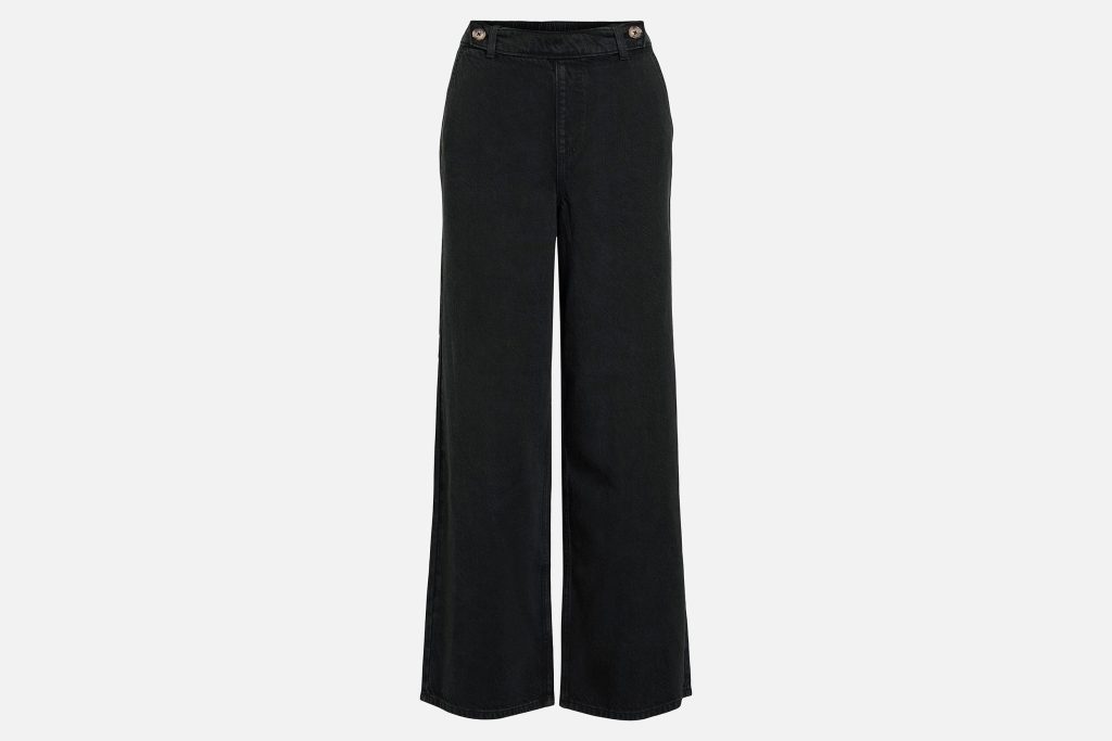 DIANA WIDE JEAN BLACK DENIM