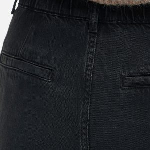 DIANA WIDE JEAN BLACK DENIM - Image 6