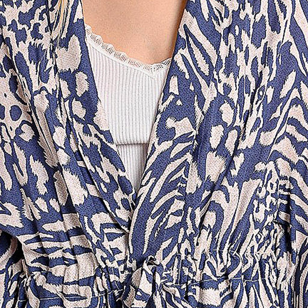 KIMONO MOLLY ZEBRA DENIM