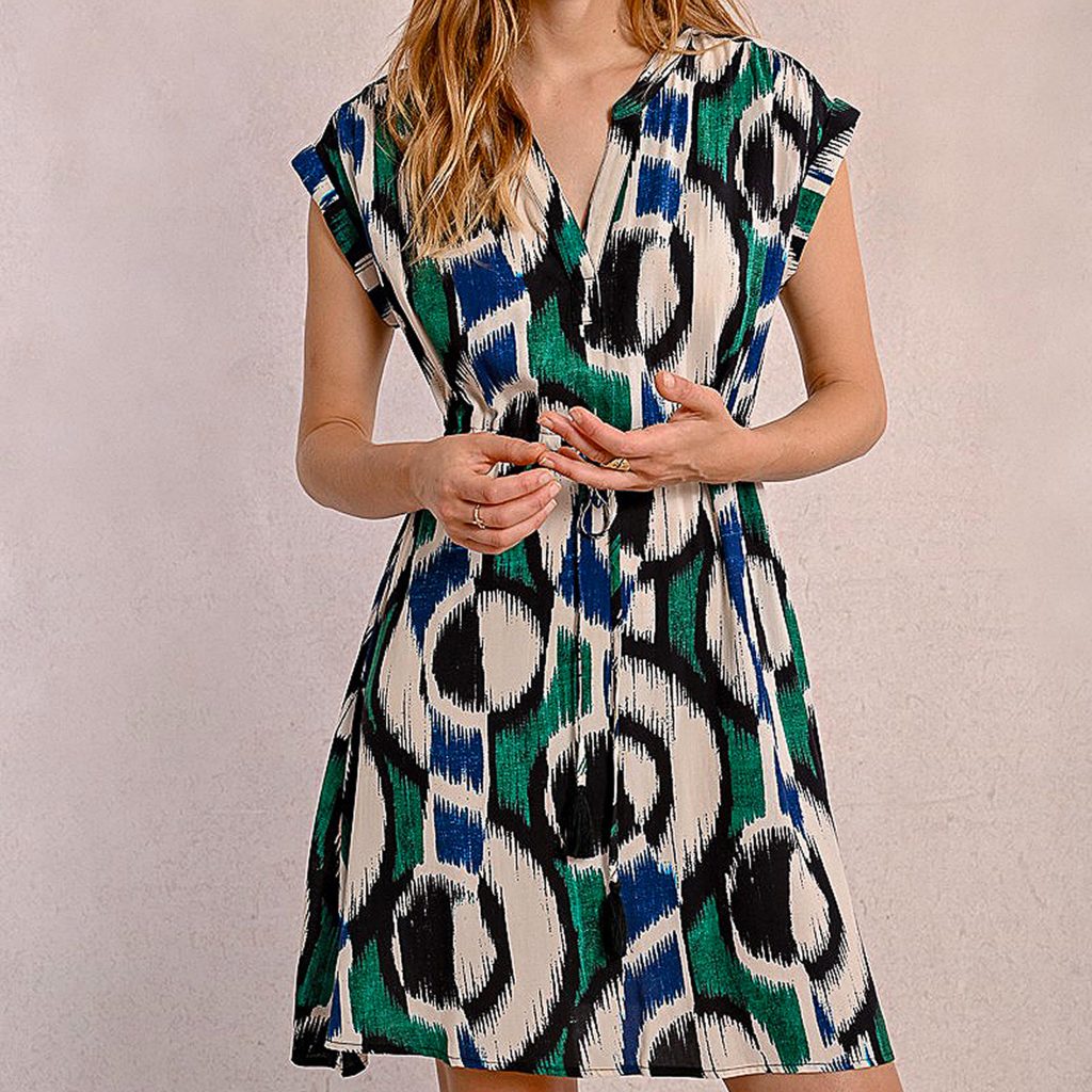 ROBE MOLLY SUMMER GREEN BLUE