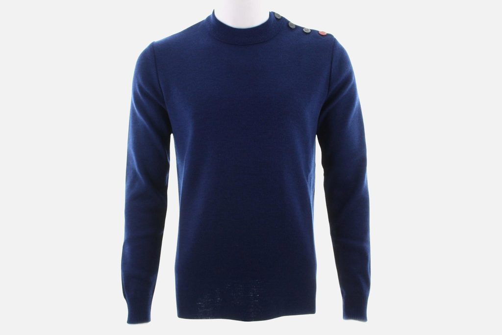 PULL MARIN BERTHE ROYAL JAUNE