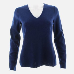 PULL V BLEU ROYAL ROSES – Image 4