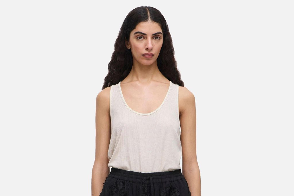 HELENA TANK NATURAL MELANGE