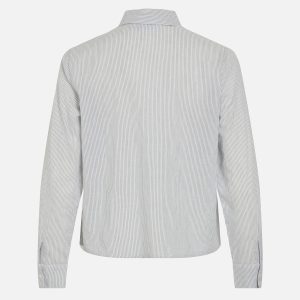 ZAZ STRIPE SHIRT CLOUD DANCER – Image 2