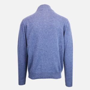 PULL HARRY HALF ZIP DENIM BLUE - Image 2