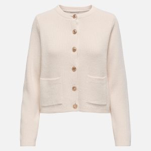 KIM CARDIGAN EGRET - Image 1