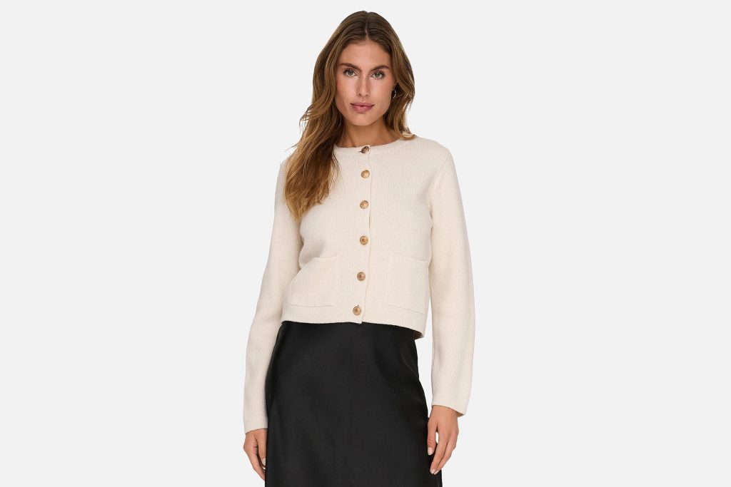 KIM CARDIGAN EGRET