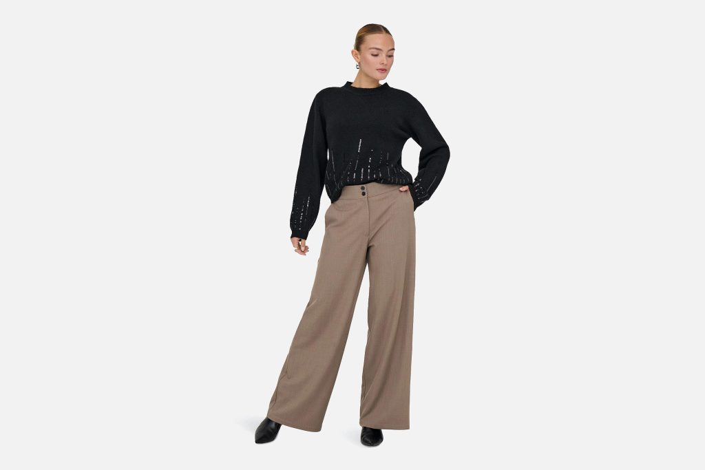 DORA PANTS TAUPE GREY
