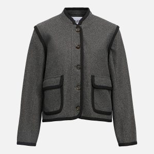 ISLA JACKET MED GREY MEL - Image 1