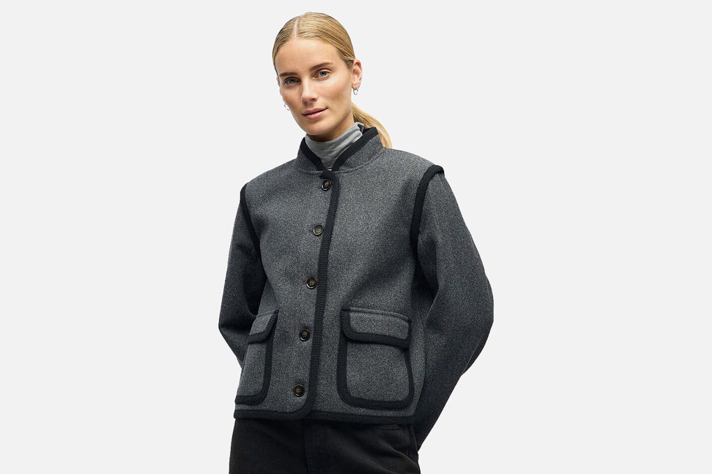ISLA JACKET MED GREY MEL