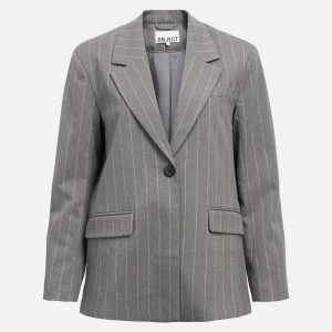 LISA BLAZER MED GREY - Image 1
