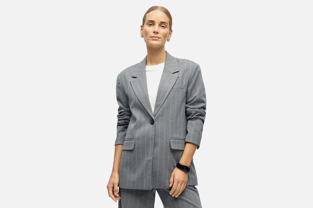 LISA BLAZER MED GREY