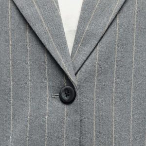 LISA BLAZER MED GREY - Image 5