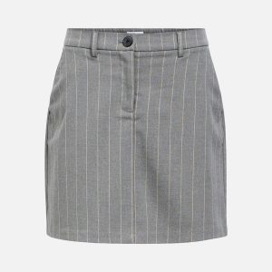 LISA SHORT SKIRT MED GREY - Image 1