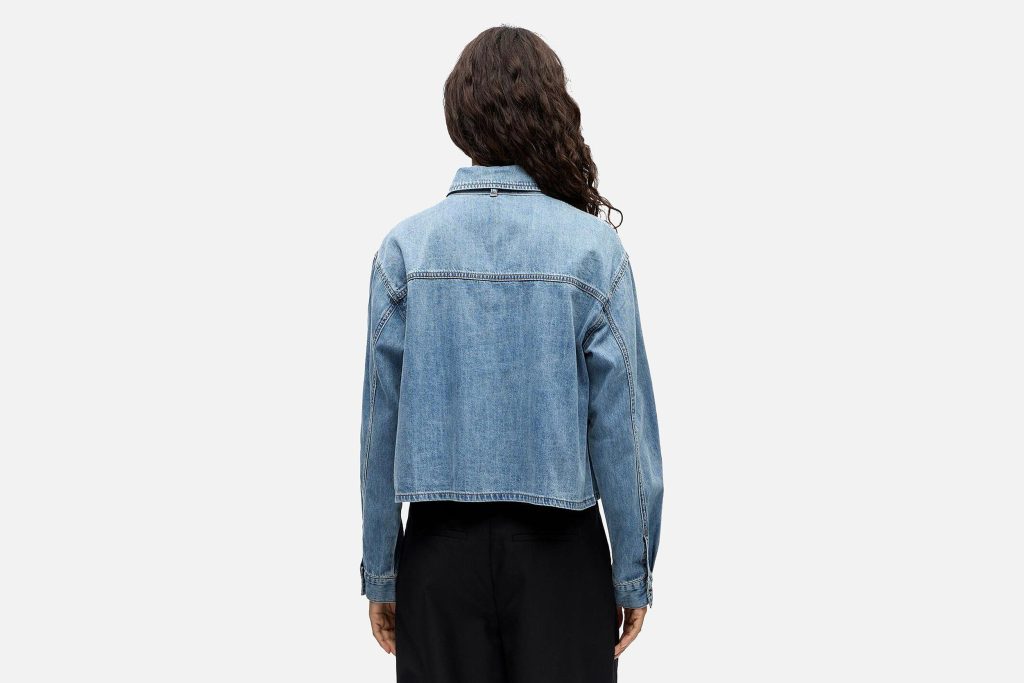 VILMA DENIM SHIRT MED BLUE