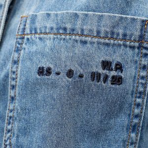 VILMA DENIM SHIRT MED BLUE – Image 5