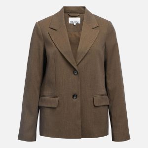 KARA BLAZER SEAL BROWN – Image 1