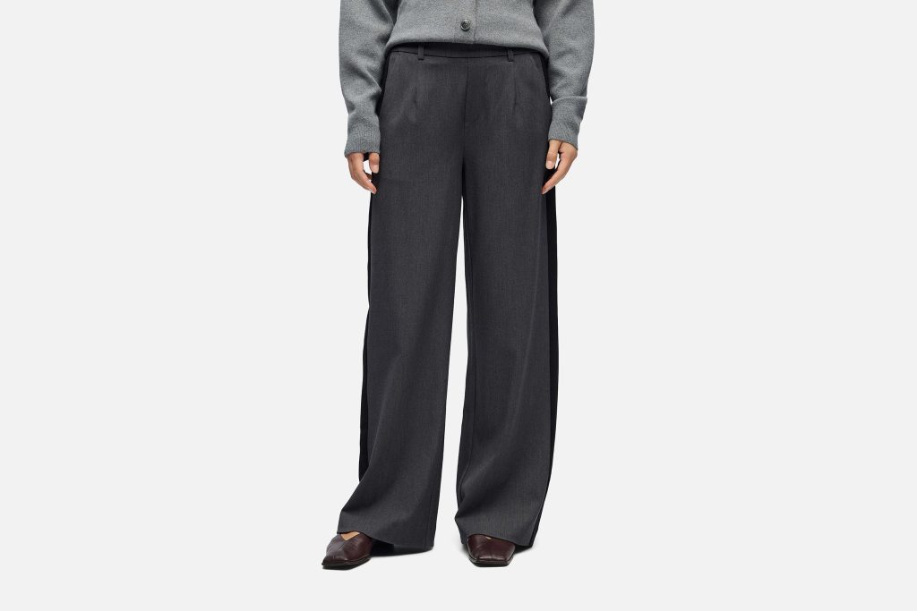 LISA WIDE PANTS MED GREY